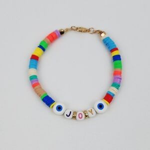 Handmade JOY Multi Color Bracelet